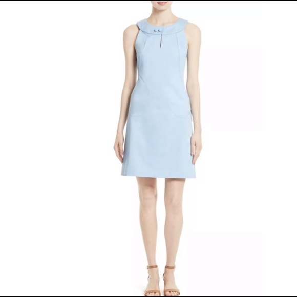 COPY - NWT Tory Burch Gerrit Silver Lake Dress size 0. - Picture 3 of 9